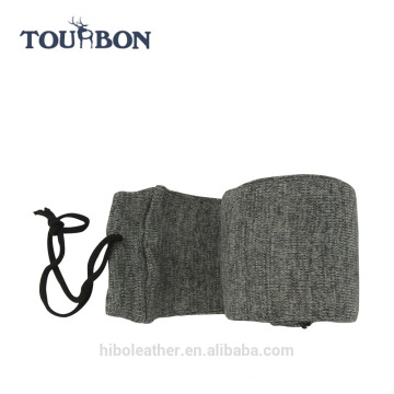 Tourbon Hunting Accessories Tactical Knit Gun Firearm Socks Gun Protector Shotgun Cover Grey Wholesale